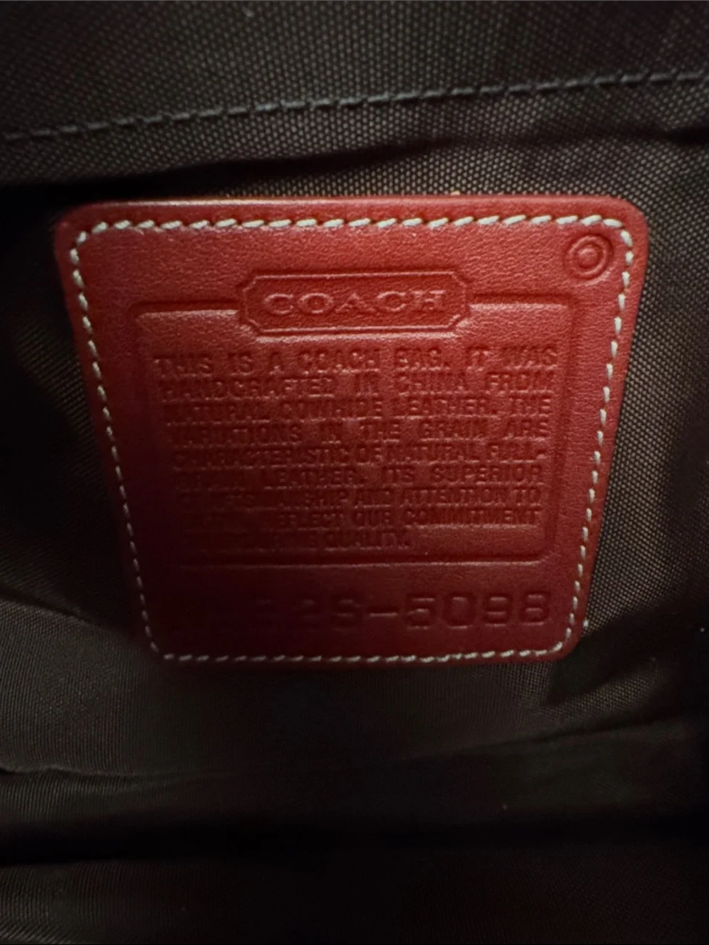 Coach classic leather